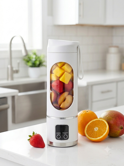 Portable USB Blender | Digital Display & Multi-Speed | Mini Smoothie Maker