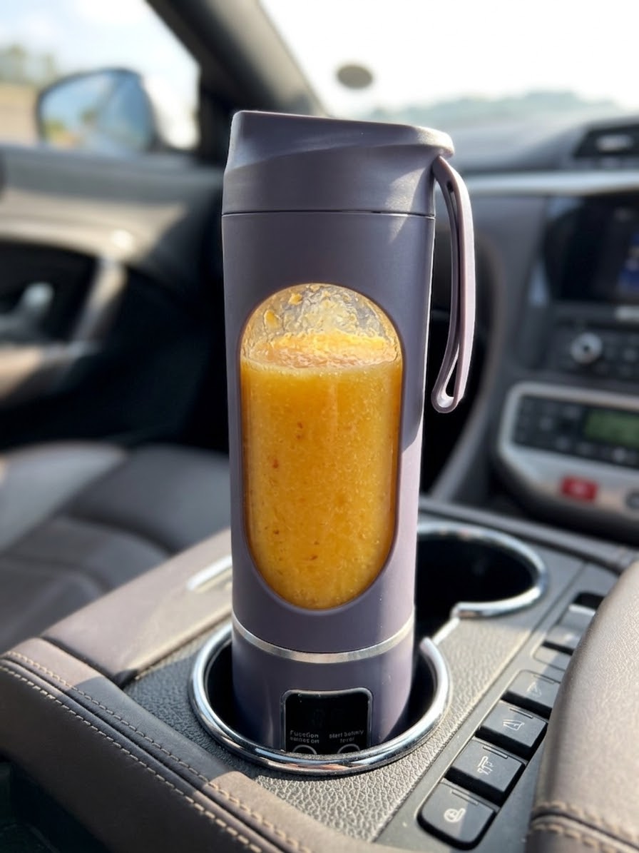 Portable USB Blender | Digital Display & Multi-Speed | Mini Smoothie Maker